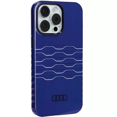  iPhone 15 Pro Max kék Audi IML MagSafe tok-6955250227186 6 kép