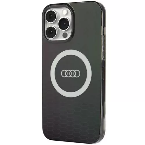  iPhone 13 Pro / 13 Fekete Audi IML Nagy Logós MagSafe tok-6955250227254 2 kép