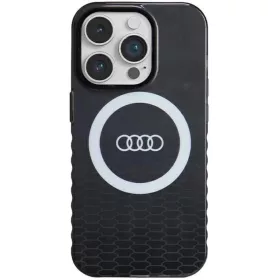  iPhone 14 Pro fekete Audi IML Big Logo MagSafe tok