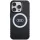 iPhone 14 Pro fekete Audi IML Big Logo MagSafe tok
