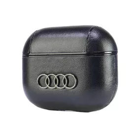 AirPods 3 Fekete Audi Leather Big Logo tok-6955250228268 2 kép