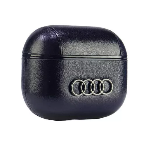 AirPods 3 Fekete Audi Leather Big Logo tok-6955250228268 3 kép