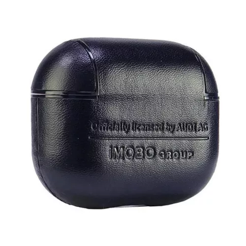  AirPods 3 Fekete Audi Leather Big Logo tok-6955250228268 5 kép