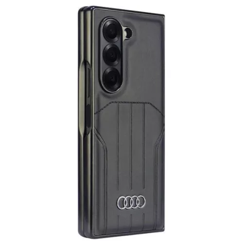  Samsung Galaxy Z Fold 6 Fekete Audi szintetikus bőrből készült Ma-6955250228282 4 kép