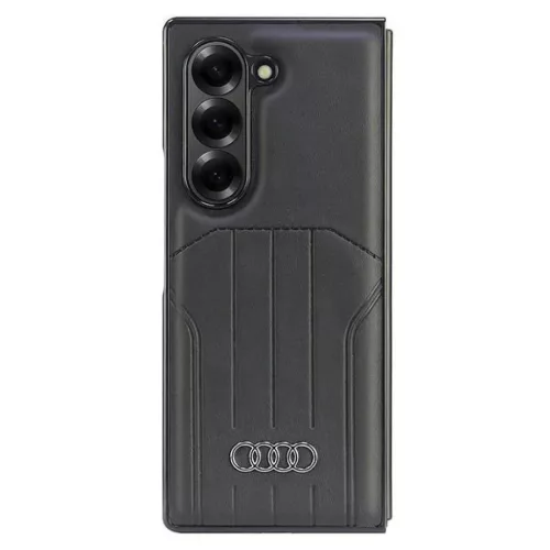  Samsung Galaxy Z Fold 6 Fekete Audi szintetikus bőrből készült Ma-6955250228282 5 kép