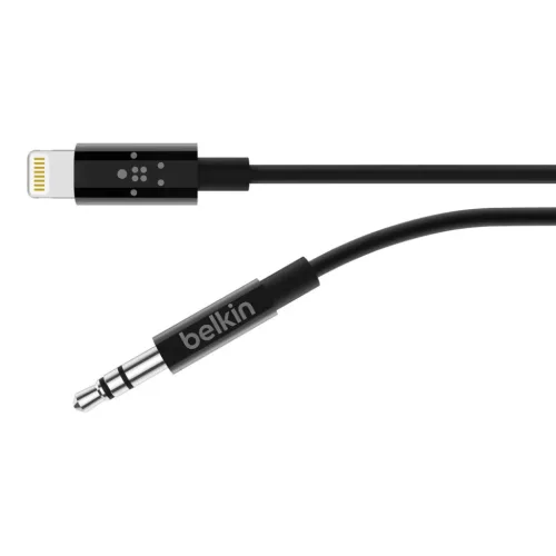 Belkin Lightning - 3.5mm audio jack kábel 1.8m, fekete (AV10172bt06-B-745883756612 4 kép
