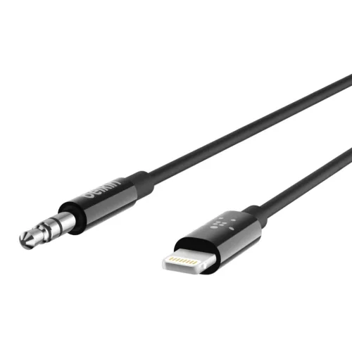 Belkin Lightning - 3.5mm audio jack kábel 1.8m, fekete (AV10172bt06-B-745883756612 5 kép