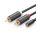  2xRCA kábel (Cinch) jack 3.5 mm 25cm fekete UGREEN AV102