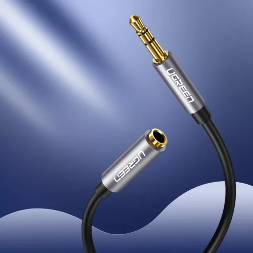 Ugreen AV118 AUX Jack audio adapter 3.5mm 2m fekete (AV118 10594)-6957303815944 10 kép