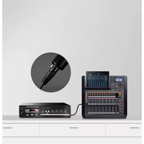 Ugreen mikrofon hosszabbító, toldó kábel XLR (aljzat) - XLR (aljza-6957303827084 9 kép