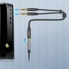 Ugreen 3.5mm elosztó, adapter audio és mikrofon jelre 20Cm fekete (A-6957303828999 2 kép