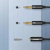 Ugreen 3.5mm elosztó, adapter audio és mikrofon jelre 20Cm fekete (A-6957303828999 5 kép