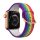 Apple Watch 38/40/41mm szilikon óraszíj szivárvány mintás Alphaja- 1 kép