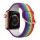 Apple Watch 38/40/41mm szilikon óraszíj szivárvány mintás Alphaja- 1 kép