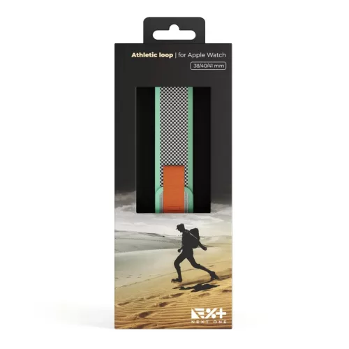 Apple Watch 4/5/6/7/8/9/SE (38/40/41mm) Next One Athletic Loop órasz�-6427157004516 3 kép