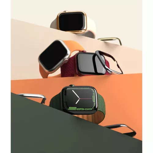 Apple Watch 7 (45 mm) Ringke Bezel Styling káva dísz fekete-8809848201646 1 kép