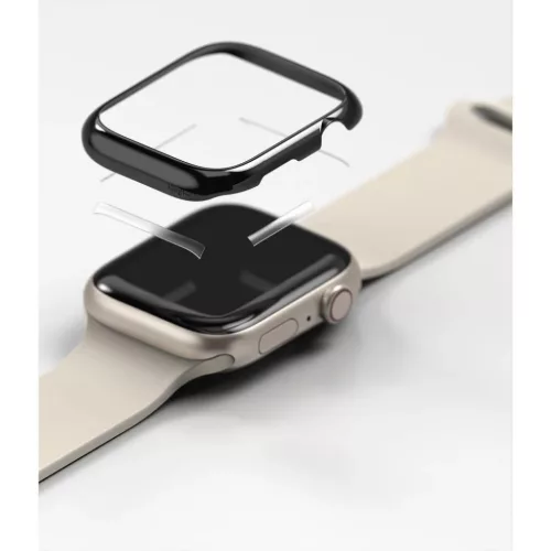 Apple Watch 7 (45 mm) Ringke Bezel Styling káva dísz fekete-8809848201646 2 kép