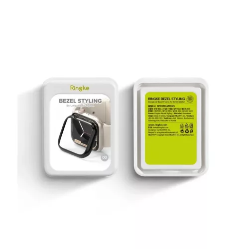 Apple Watch 7 (45 mm) Ringke Bezel Styling káva dísz fekete-8809848201646 4 kép