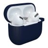 AirPods 3 tok szilikon puha tok + karabiner sötétkék-9145576230749 2 kép