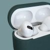 AirPods 3 tok szilikon puha tok + karabiner sötétkék-9145576230749 4 kép