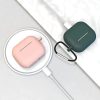 AirPods 3 tok szilikon puha tok + karabiner sötétkék-9145576230749 9 kép