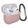 AirPods 3 tok szilikon puha tok + karabiner rózsaszín-9145576230732 1 kép