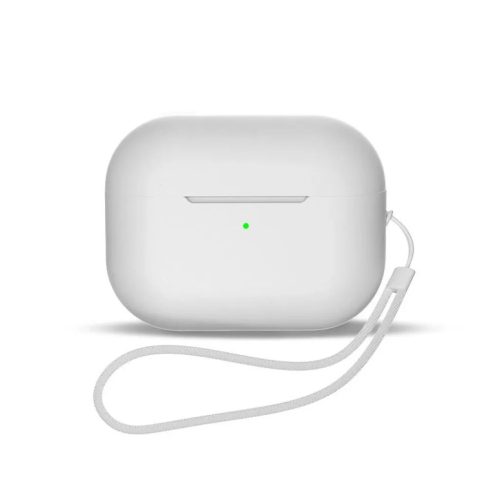 Szilikon tok AirPods 3 + csuklópánt - fehér-9145576279144 1 kép