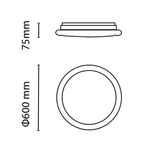 Asalite LED Mennyezeti Lámpa MIA 50W 3000K/4000K/6500K (3500 lumen) K-5999565665180 9 kép