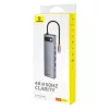 HUB 11in1 Baseus Metal Gleam Series USB-C to USB-C PD / 3x USB-A 3.0 /-6932172636562 5 kép