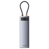 HUB 11in1 Baseus Metal Gleam Series USB-C to USB-C PD / 3x USB-A 3.0 /-6932172636562 10 kép