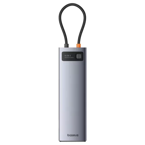 HUB 11in1 Baseus Metal Gleam Series USB-C to USB-C PD / 3x USB-A 3.0 /-6932172636562 10 kép