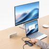 HUB 10 az 1-ben Baseus Metal Gleam Series USB-C to USB-C PD / USB-C / -6932172643317 9 kép