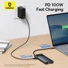 HUB 10 az 1-ben Baseus Metal Gleam Series USB-C to USB-C PD / USB-C / -6932172643317 10 kép