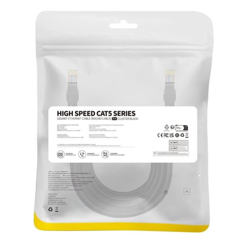 Baseus High Speed Cat 5 RJ-45 1000Mb/s Ethernet kábel 8m kör alakú -6932172637002 6 kép