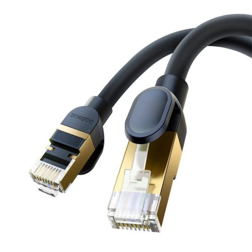 Baseus Hálózati kábel Cat.8, Ethernet RJ45, 40 Gbps, 1,5m (fekete)-6932172646646 6 kép