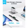 Fali töltő Anker Zolo, 140W, 5A, 1 x USB-A - 3 x USB-C, USB-C kábel-194644289607 2 kép