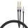 Audio kábel 3,5mm apa - 2x jack 6,35mm apa Vention BARHK 8m
