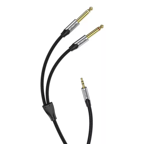 Audio kábel 3,5mm apa - 2x jack 6,35mm apa Vention BARHK 8m-6922794790278 5 kép