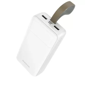 Borofone Power Bank 30000mAh BJ88B Clever - 2xUSB - fehér,