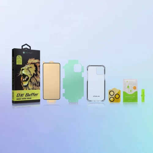 Bestsuit 6 az 1-ben készlet iPhone 13 mini tok / rugalmas üvegfólia-9145576225363 7 kép