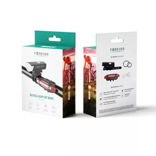 Kerékpárlámpa szett Basic BLG-100 Forever Outdoor-5900495962690 3 kép