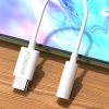 Foneng BM21 3.5mm jack - USB-C audio kábel (fehér)-6970462515913 2 kép