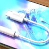 Foneng BM21 3.5mm jack - USB-C audio kábel (fehér)-6970462515913 4 kép