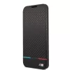 Samsung Galaxy S22+ Plus BMW M PC / TPU Tricolor Carbon hatású flipt-3666339043391 4 kép