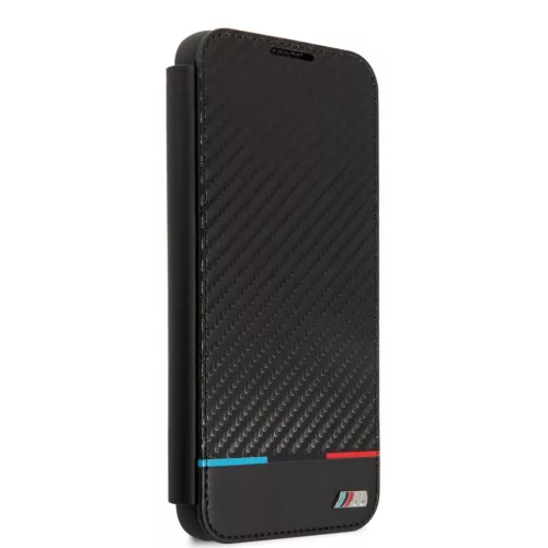 Samsung Galaxy S22+ Plus BMW M PC / TPU Tricolor Carbon hatású flipt-3666339043391 5 kép