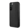 Samsung Galaxy S22+ Plus BMW PU Triangles Tricolor fliptok fekete (BMB-3666339043339 1 kép
