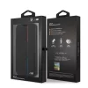 Samsung Galaxy S22+ Plus BMW PU Triangles Tricolor fliptok fekete (BMB-3666339043339 3 kép