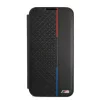 Samsung Galaxy S22+ Plus BMW PU Triangles Tricolor fliptok fekete (BMB-3666339043339 4 kép
