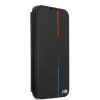 Samsung Galaxy S22+ Plus BMW PU Triangles Tricolor fliptok fekete (BMB-3666339043339 6 kép