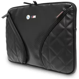 BMW Carbon Zsebek és Fém Logó Laptop Táska 14" fekete-3666339478445 2 kép